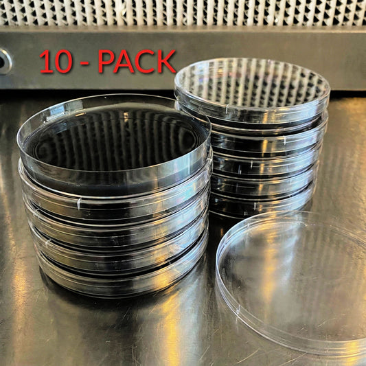 Pre-Poured Sterilized BLACK MEA Agar Plates (10-Pack) - Image 2