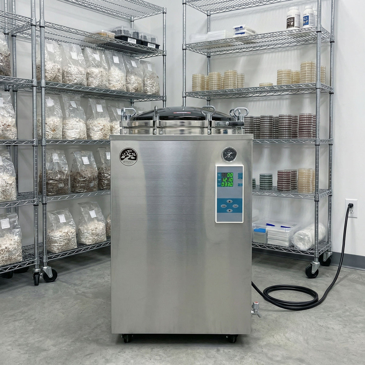 150L Commercial Pressure Sterilizer - Digital Electric Mushroom Autoclave - Image 3