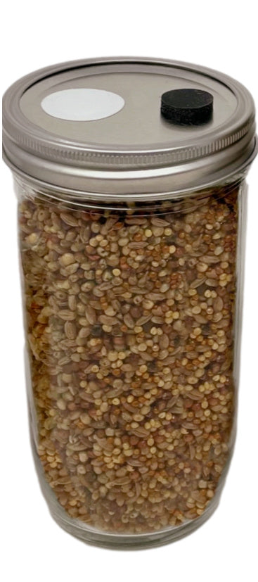 24 oz Premium Super Quick-Colonizing 5-grain Jar - Image 1
