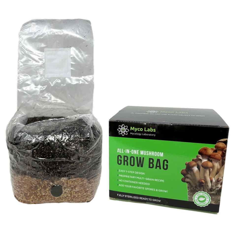 Wholesale All-in-One Mushroom Grow Bag (4 lbs) for Manure Loving Mushrooms (Case of 10) - Image 3