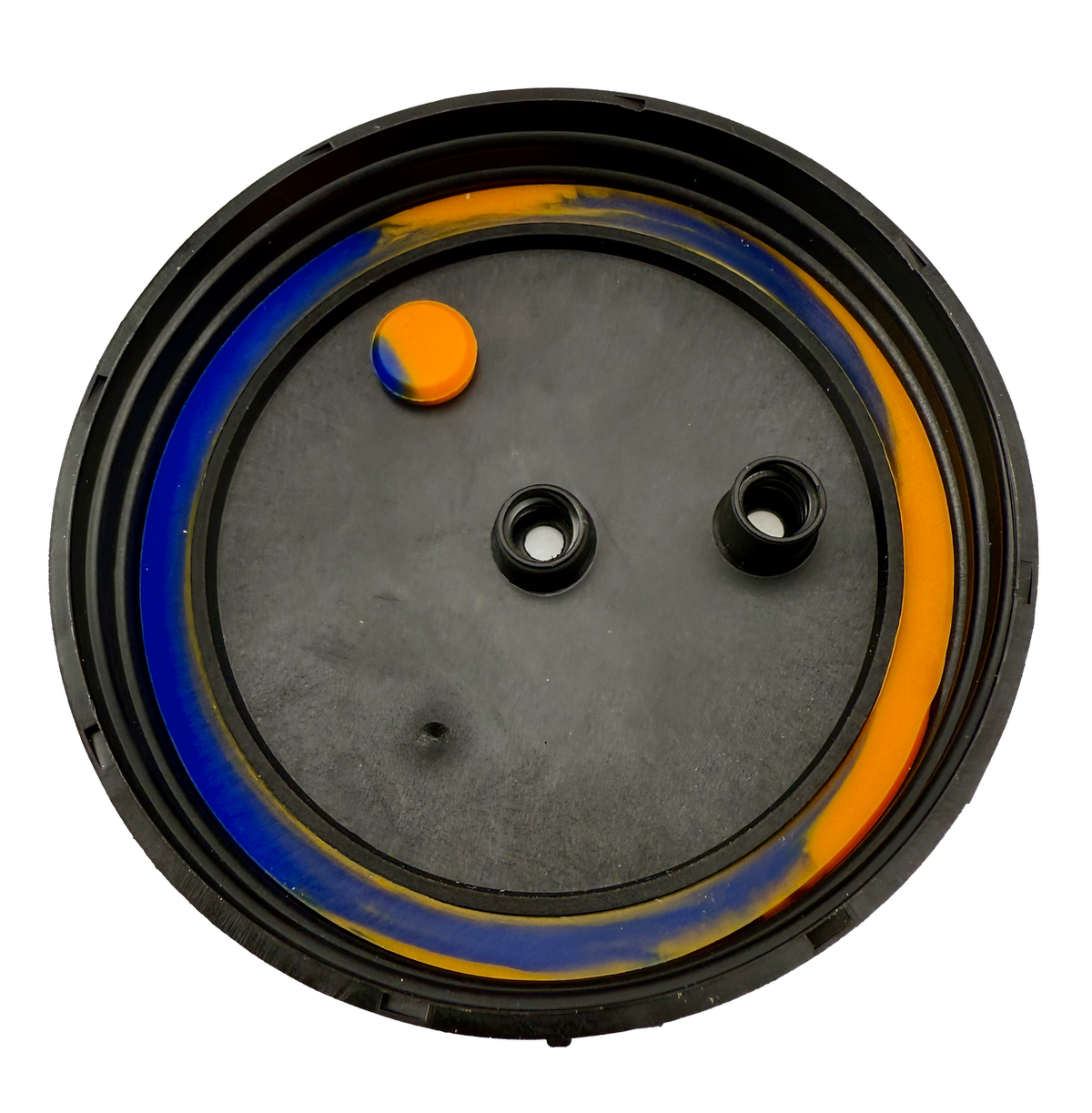 "MycoFlow" Widemouth Mycology Lids with Filter, Injection Port + Seal - View 2