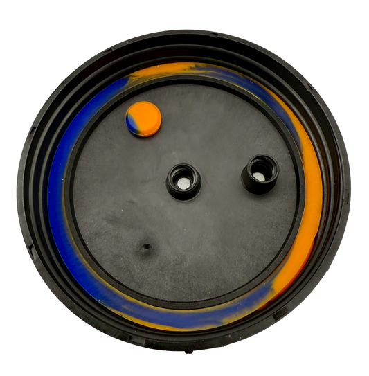 "MycoFlow" Widemouth Mycology Lids with Filter, Injection Port + Seal - View 2