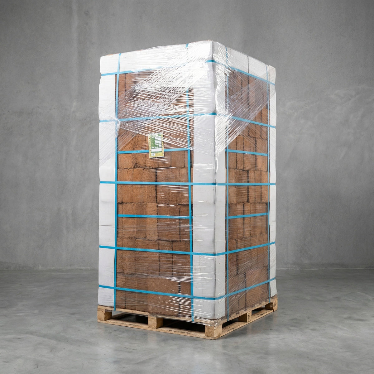 Wholesale Pallet of 5KG Premium Gro-Med Coco Coir Bricks (220 Bricks) - Image 1