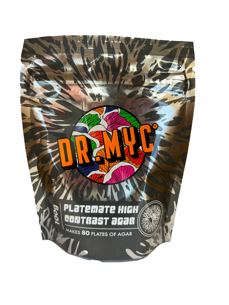 Platemate High Contrast Agar Premix- makes 100-125 plates. For wood & dung loving Mushrooms. - View 1