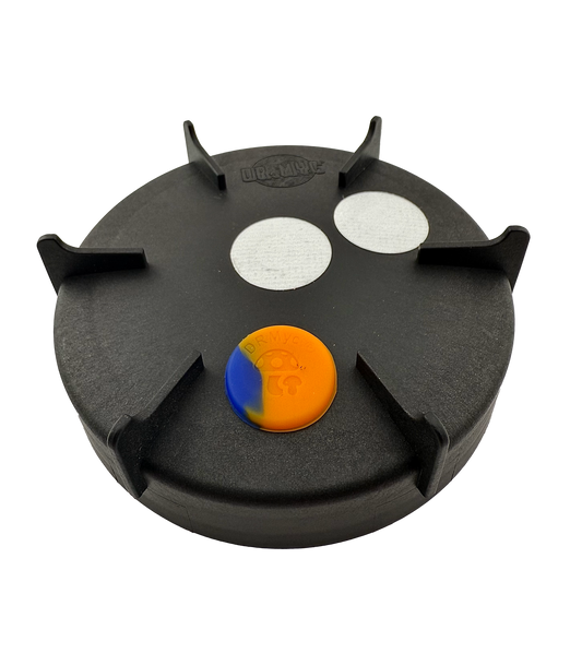 "MycoFlow" Widemouth Mycology Lids with Filter, Injection Port + Seal - View 1
