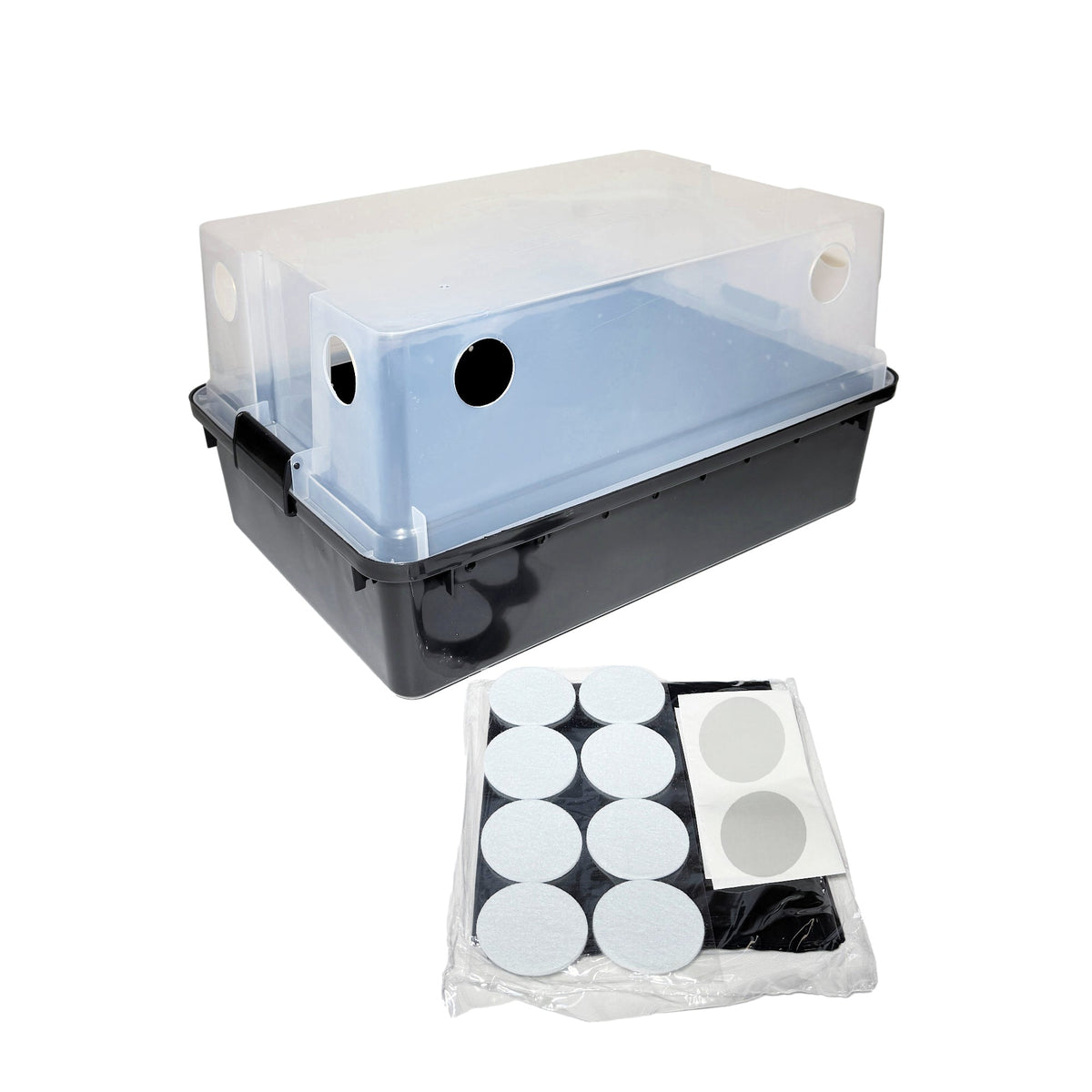 Max Yield Bin LARGE 66Q Mushroom Monotub Fruiting Chamber with Filter Disks and Liner - Image 4