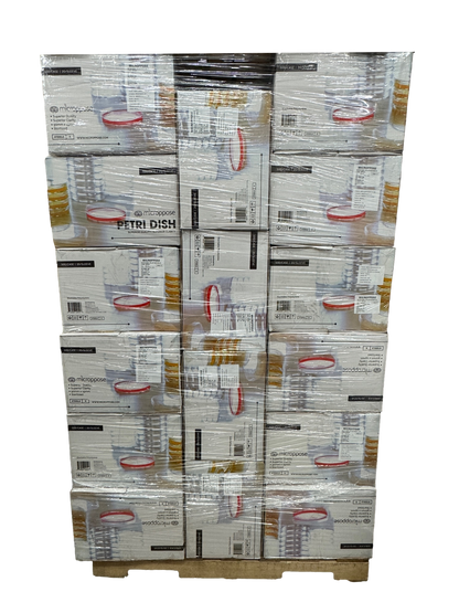 Microppose Petri Dishes 90mm x 15mm Plates | Vented Lid | Polystyrene Sterile |500-Pack - Image 5