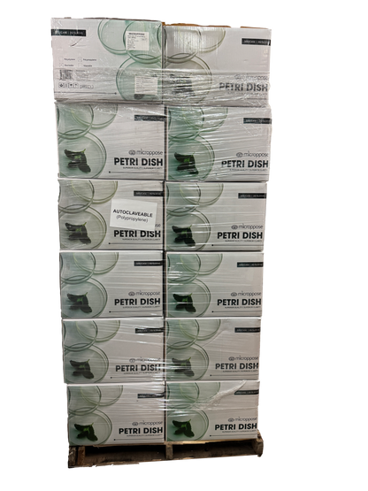 Microppose Reusable Autoclavable Petri Dishes 90mm x 15mm Plates With Vented Lid, Sterile (500-Pack Case) - Image 4