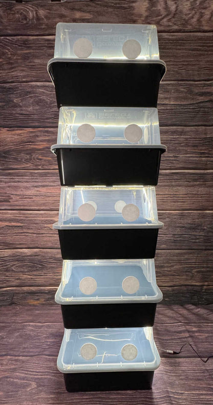 Grower's Select MEDIUM Mushroom Monotub Fruiting Chamber with Filter Disks and Liner 44Q - Image 6