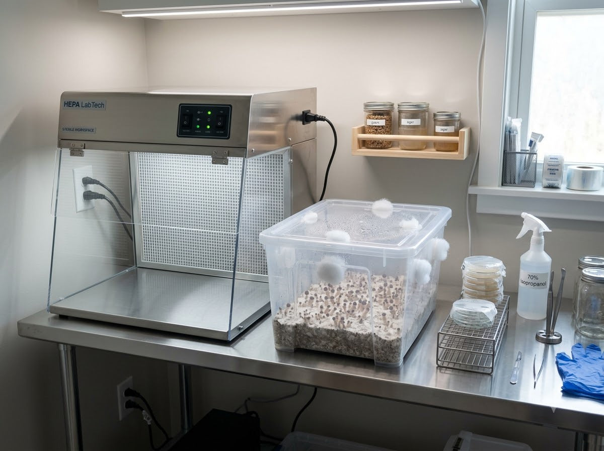 Sterile Flow Hood & Monotub